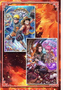 Papier acrylique coloré crossover Naruto x One Piece de Firefox Culture - Product Image 3