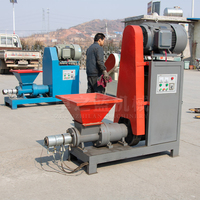 Nouveau modèle de vis type de graines d'olive, machine d'extrusion de bûches de bois d'arachide, briques pour barbecue, équipement de charbon de bois, compression