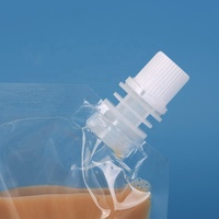 Pochette Souple Transparente Debout avec Bec Verseur Qualité Alimentaire Personnalisable pour Liquide