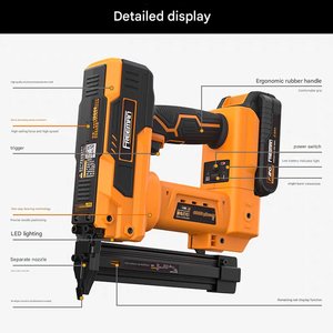Freeman F30 Industrial Cordless Electric Air Grampeador Brad Nailer com Lithium Battery Finish Grampeador para madeira - Product Image 2