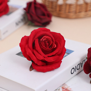 Cabeza de Rosa Artificial de Terciopelo, Rosa Cascada, Decoración Suave para Salón de Bodas, para Rellenar Cajas de Regalo y Crear Hermosas Arreglos Florales - Product Image 5