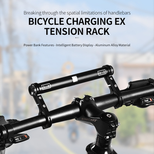 Support de guidon de vélo en alliage d'aluminium <span class=keywords><strong>rechargeable</strong></span> 4000 mAh avec batterie externe pour vélos de route et BMX - Product Image 3