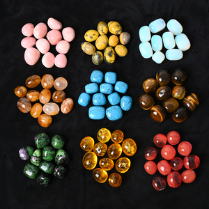 Đá quý đánh bóng bán buôn, nhiều chất liệu, đá cuội, tinh thể chữa bệnh, thạch anh, dùng trang trí nhà cửa - Product Image 4