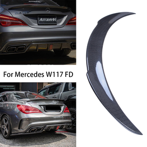 สปอยเลอร์หลังคาร์บอนไฟเบอร์ทรงรังผึ้ง รุ่น W117 C117 FD สำหรับปี 2013-2019 - Product Image 2