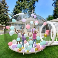 Populaire Gonflable Transparent Bulles Gonflable Maison Enfants Gonflable Bulle Tente Ballon Dôme Bulle Rebond Maison