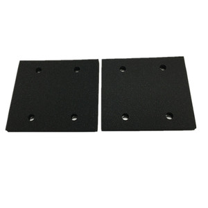 Disques de ponçage en mousse adhésifs carrés 4510 avec quatre trous pour machines à poncer - Product Image 1