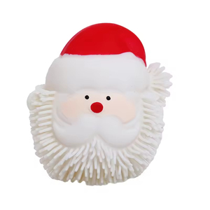 Jouet anti-stress en plastique souple en forme de visage de Père Noël pour enfants de 2 à 4 ans, unisexe - Product Image 1