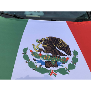 可调节尺寸定制国旗图案橄榄球棒球篮球队49ers墨西哥款玻璃纤维聚酯/尼龙车罩 - Product Image 5