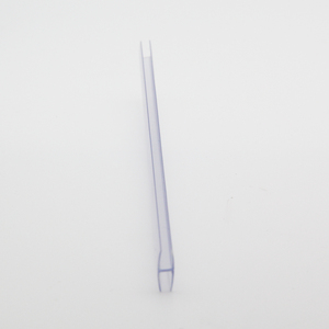 Tira de sellado de conexión de pared de cortina de puerta de vidrio de <span class=keywords><strong>ducha</strong></span> en forma de <span class=keywords><strong>H</strong></span> de 4mm - Product Image 4
