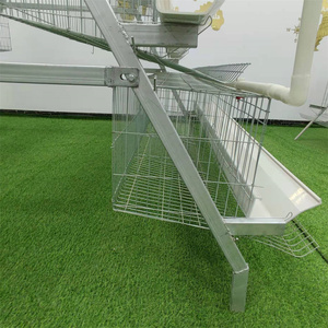 Un tipo di batteria gabbia di pollo strati di allevamento di pollame 3 livelli 4 porte 96 uccelli deposizione uova galline allevamento gabbie per la vendita in <span class=keywords><strong>Karachi</strong></span> - Product Image 2