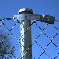 Clôture de jardin en treillis métallique robuste pour la protection périmétrique industrielle/de entrepôt, écologique et facile à assembler
