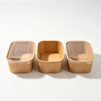Populaire Europese stijl lange takeaway doos, wegwerpverpakking voor import naar de Europese markt