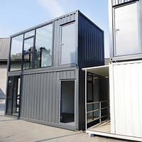 Rumah Kontainer Prefabrikasi Portabel 20ft, Kabin Modular, Dapur, Rumah Kantor, Hotel, Ramah Lingkungan, Kontainer Flat Pack, Baja Galvanis