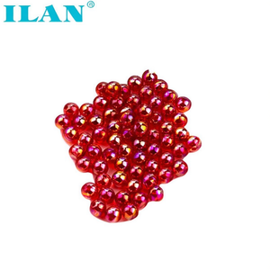 Ilan Abalorios 8Mm Rosso con Effetto AB 20G per Creazione di Gioielli - Product Image 2