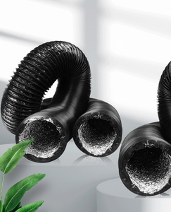 Conducto de ventilación de escape <span class=keywords><strong>flexible</strong></span> de <span class=keywords><strong>tubo</strong></span> de papel de aluminio resistente al fuego de PVC moldeado para tubería de <span class=keywords><strong>chimenea</strong></span> - Product Image 4