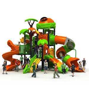 Offre Spéciale enfants en plein air grand toboggan en plastique aire de jeux ensemble enfants amusement extérieur fête foraine équipement de jeux - Product Image 1