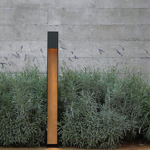 Lámpara de Jardín Corten Ecológica, Luces de Jardín Corten, Luces de Pared Exteriores Corten - Product Image 1