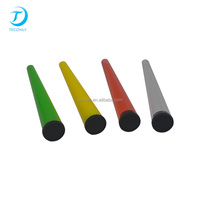 Tube conique en plastique OEM PS, tube conique en plastique résistant aux enfants, plusieurs couleurs pour l'emballage de compléments alimentaires à base de plantes