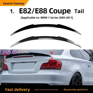 Aileron arrière ABS pour <span class=keywords><strong>BMW</strong></span> Série <span class=keywords><strong>1</strong></span> E82 E88 Coupé 2005-2011, accessoires de modification extérieure du hayon arrière - Product Image 5