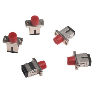 Adaptador de fibra óptica de tipo cuadrado Simplex de baja pérdida de inserción de suministro de fábrica - Product Image 3