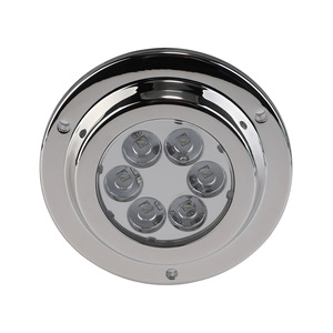 Luz subacuática LED de acero inoxidable, 6 luces LED blancas para barco, yate, buceo - Product Image 2