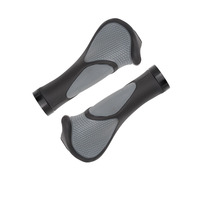 1 Paire de Poignées de Vélo en Aluminium, Poignées de Guidon de Vélo en Caoutchouc TPR Intégré, Couvercles de Guidon de VTT avec Verrouillage des Extrémités