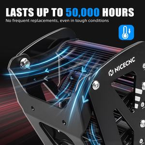 NICECNC 6000K 60W 2160 Lúmenes Parachoques Delantero con Kit de Barra de Luces LED para <span class=keywords><strong>Yamaha</strong></span> <span class=keywords><strong>Raptor</strong></span> <span class=keywords><strong>700</strong></span> 700R 2013-2023 2024 2025 2026 - Product Image 5
