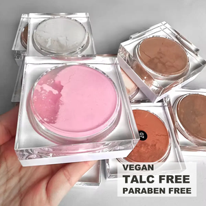 Vegano a lunga durata per il controllo dell'olio viola con etichetta privata in polvere trasparente per il trucco impermeabile - Product Image 1