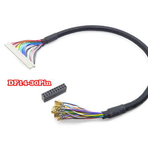 맞춤형 DF14-30핀 LVDS 와이어 하네스 (휴대용 의료 감지기, 휴대용 진단 기기 LCD 패널용) - Product Image 1