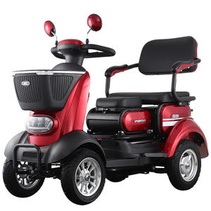 Xiangwu מכוסות דו-מושבי חשמלי ארבע גלגלים בלמים אלקטרומגנטיים קשישים ילד נכה - Product Image 3