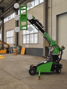 Steel Vacuum Lifter with Pump and Engine New Condition Construction Industry Suitable <strong>for</strong> Glass <strong>Marble</strong> Slab Lift