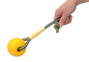 Petdom - Ventes chaudes - Jouets en mousse EVA pour chiens - Ballons à lancer en caoutchouc avec corde - Product Image 3