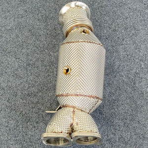 Nuevo Estilo de Tubo de Escape con Aislamiento Térmico para BMW 335i E90/E92/E93 3.0T N55 2009-- SS304 Tubo de Escape de Flujo <span class=keywords><strong>Libre</strong></span> con Catalizador en Stock - Product Image 2