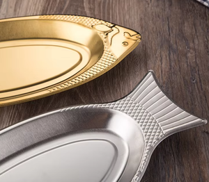 Уникальные прямоугольные металлические тарелки-подносы с современной цветной эмалью для свадеб, семей, отелей, ресторанов, дома и офиса - Product Image 6