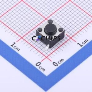 TSD003B04526A Tactile <b>Switch</b> SMD-4P,6x6mm <b>Switch</b> Round Button 2.6N Vertical Mount 6mm - Product Image 1