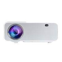 Mini projecteur LCD intelligent pour maison connectée Android 9.0, 1080P 4K LED 350 Lumens 8 Go, portable de poche, WiFi 2.4G/5G, effet 3D intégré
