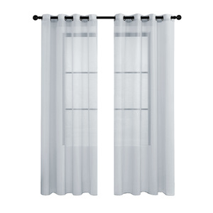 <span class=keywords><strong>Rideau</strong></span> en voile semi-occultant uni à plis généraux, best-seller, pour salon - Product Image 6