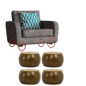 Muebles <span class=keywords><strong>de</strong></span> sofá redondos <span class=keywords><strong>de</strong></span> <span class=keywords><strong>madera</strong></span> maciza <span class=keywords><strong>de</strong></span> 4 pulgadas, patas <span class=keywords><strong>de</strong></span> moño <span class=keywords><strong>de</strong></span> repuesto, patas <span class=keywords><strong>de</strong></span> <span class=keywords><strong>madera</strong></span> grandes <span class=keywords><strong>para</strong></span> gabinete, escritorio, estantería, patas DIY con tornillos - Product Image 5