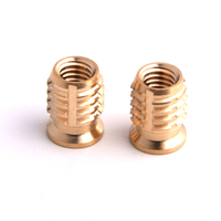 Wholesale High Precision Quality Fastener Self Tapping Teeth Metric Thread Insert Nut with Top Flange