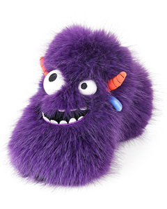 В наличии: Забавный плюшевый чехол для клюшки для гольфа в виде фиолетового монстра, красного птица или синего меча - Product Image 3