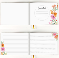 Livre d'or de mariage personnalisé en gros, fait main, album photo rigide, scrapbook, 8,5 x 8,5 pouces, personnalisation en vrac