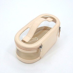 <span class=keywords><strong>2025</strong></span> biểu tượng tùy chỉnh vẻ đẹp di động trang điểm túi không thấm nước PVC da mỹ phẩm rõ ràng mini trang điểm Trường hợp với tay cầm mềm - Product Image 2