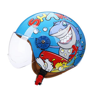 <span class=keywords><strong>Casque</strong></span> de <span class=keywords><strong>moto</strong></span> demi-visage de haute qualité avec <span class=keywords><strong>peinture</strong></span> de dessin animé pour enfants - Product Image 3