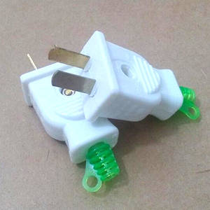 Enchufe de plástico de dos cables, enchufe de alimentación, enchufe bipolar, mini enchufe inclinable y giratorio al por mayor - Product Image 3