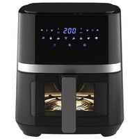 Grill d'affichage LCD populaire Certification Ce Gs Friteuse à air numérique à usage domestique 5L avec écran tactile