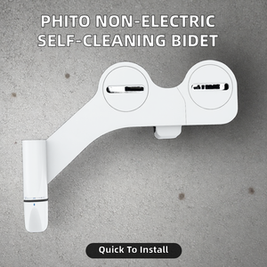 <span class=keywords><strong>Phito</strong></span> OEM/ODM Asiento de Inodoro con Bidé de Plástico ABS Ecológico, Autolimpiable, Sin Electricidad, con Doble Boquilla Retráctil para Baño - Product Image 2