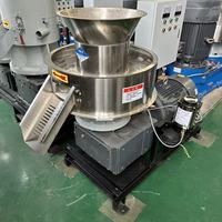 Nouvelle machine à granulés de biomasse à moule annulaire de petite taille avec coque en acier inoxydable et armoire de commande pour machine à granulés de sciure de bois
