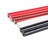 Haute température 3mm chaleur Htg Spaghetti électrique 4kv Tube isolation tressé manchon en fibre de verre