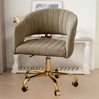 Chaise de bureau moderne et minimaliste, chaise pivotante réglable en hauteur, maquillage, dortoir et bureau à domicile, chaise de manucure ergonomique et confortable