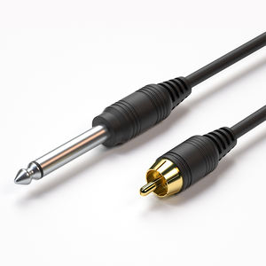 Profesional redondo nuevo 2,5 M Gel de sílice chapado en oro macho a RCA tatuaje Clip cable Clipcord fuente de alimentación para máquina de tatuaje - Product Image 2